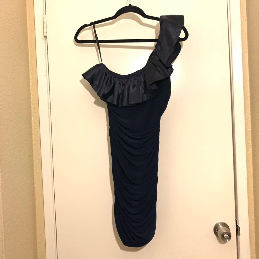 Windsor Ruffled Asymmetric Dress